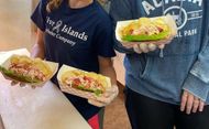 Lobster rolls from Five Islands Lobster Co. (image via Instagram/@fiveislandslobsterco)